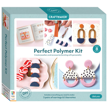 Craft Maker Deluxe Polymer Clay Jewellery Kit
