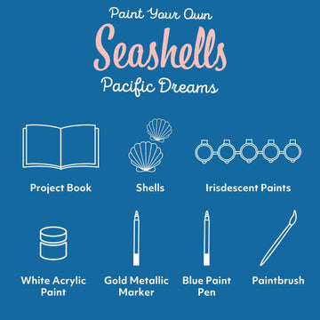 Craft Maker Paint Your Own Seashells Pacific Dreams
