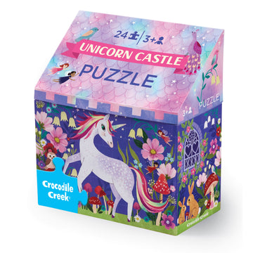 Crocodile Creek 24pc Puzzle Unicorn Castle