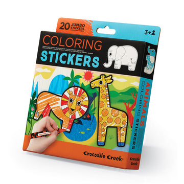 Crocodile Creek Colouring Stickers Animals