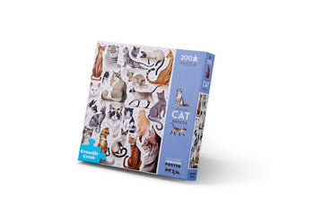 Crocodile Creek 200pc Animals Puzzle - Cat Breeds