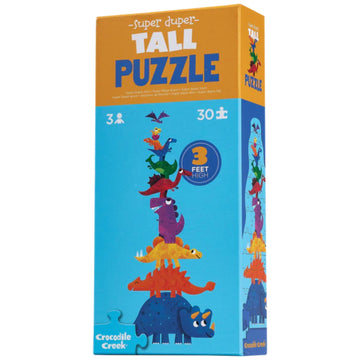 Crocodile Creek 30pc Super Duper Tall Puzzle - Dinosaur
