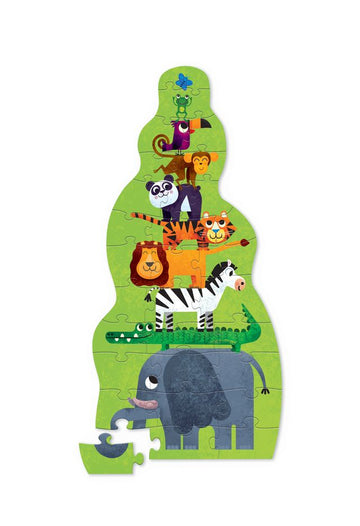 Crocodile Creek 30pc Super Duper Tall Puzzle - Jungle