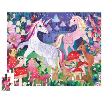 Crocodile Creek 50pc Flat House Puzzle - Unicorn Castle