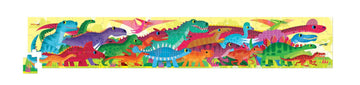 Crocodile Creek 60pc Super Duper Long Puzzle - Dino World