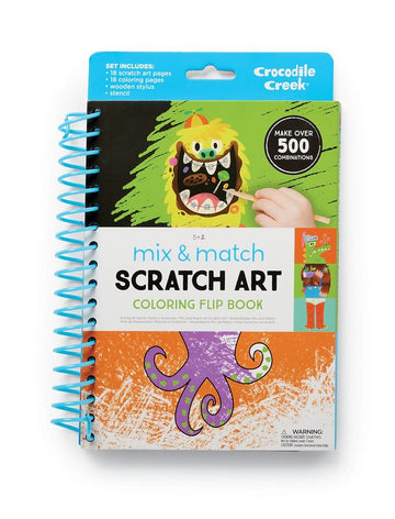 Crocodile Creek Scratch Art Flip Book - Fairytale Magic