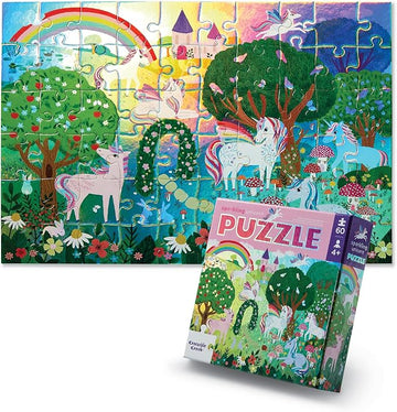 Crocodile Creek 60pc Foil Puzzle Sparkling Unicorn