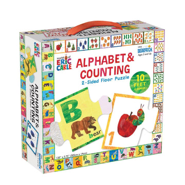 U Games The World of Eric Carle 2-Sided Alphabet & Counting Puzzle