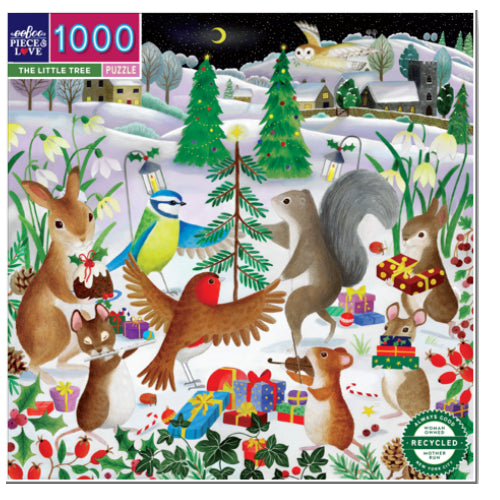 The Little Tree Square Puzzle - eeBoo 1000pc Puzzle