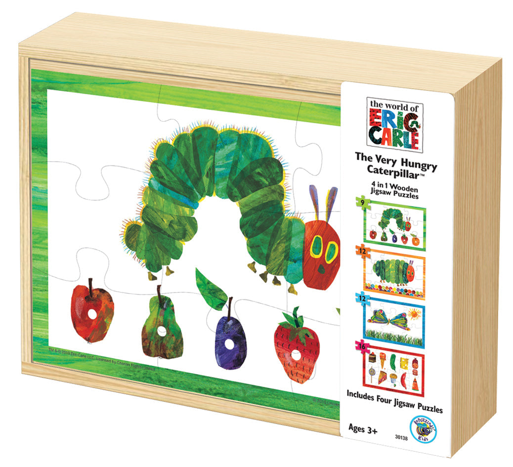 Eric Carle VHC 4 in 1 Wood Puzzle Box