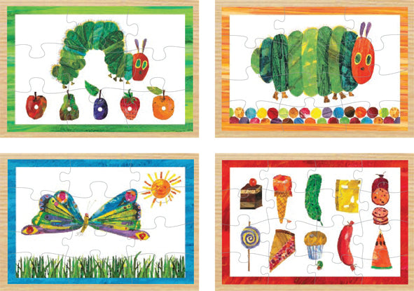 Eric Carle VHC 4 in 1 Wood Puzzle Box