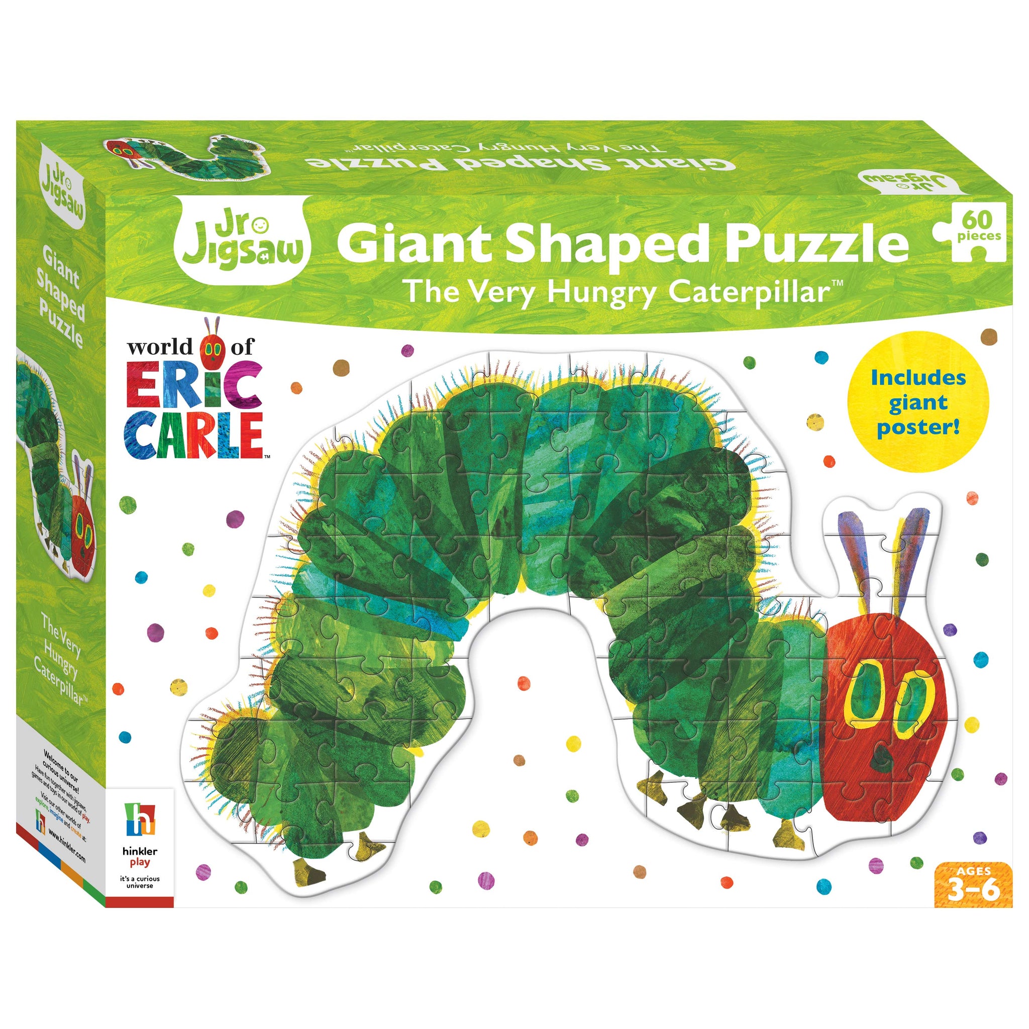 Giant Shaped Floor Puzzle 60pc The Very Hungry Caterpillar
