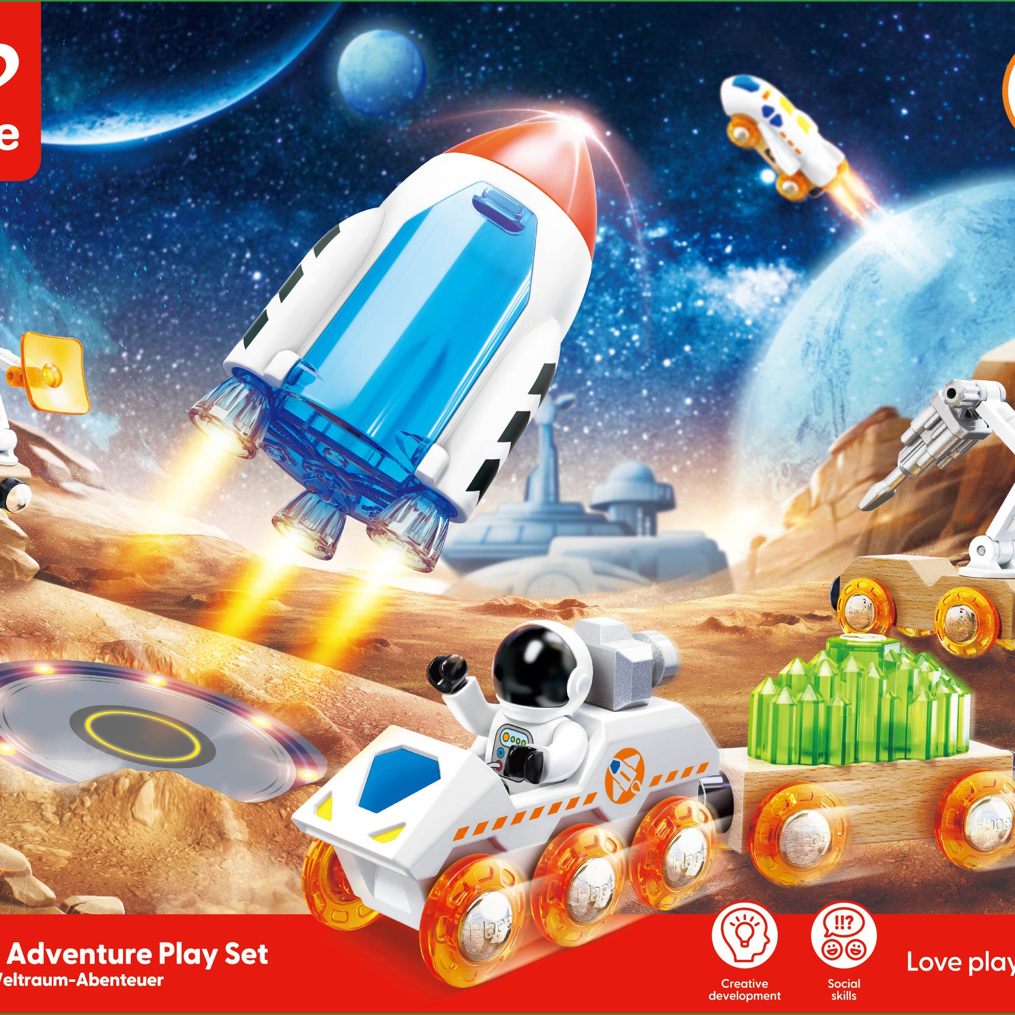 Hape Space Adventure Play Set