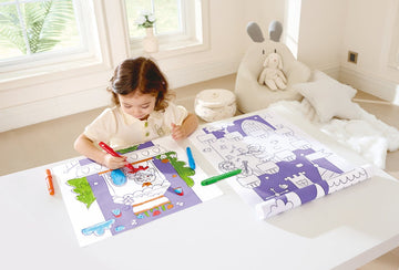 Hape Drawing Paper Roll Fantasy Castle Vertical