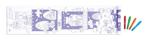 Hape Drawing Paper Roll Fantasy Castle Vertical