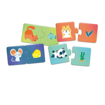 Hape Duo Logic Puzzle Animals &Foods