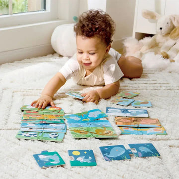 Hape Duo Logic Puzzle Animals Mum & Baby