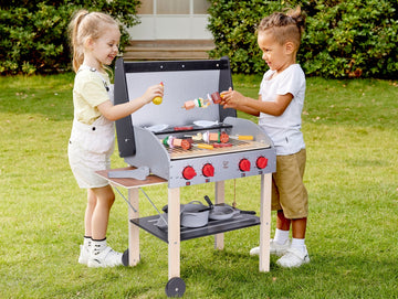 Hape Gourmet Grill with food