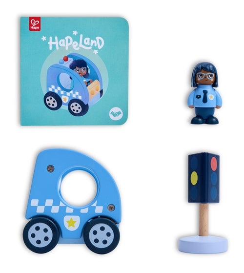 Hape Land The Blaring Police Car