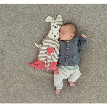 Hape Rabbit Cloth Snuggly - Pink
