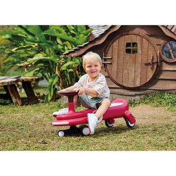 Hape Wiggle & Giggle Car, Red