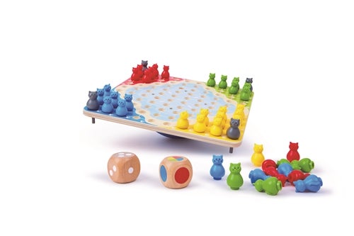 Hape Wobbling Cat Island! A 3IN1 game combining classic & fun