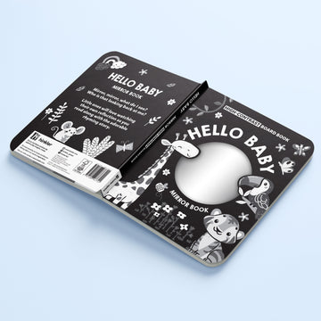 High Contrast Board Book Mirror: Hello Baby!