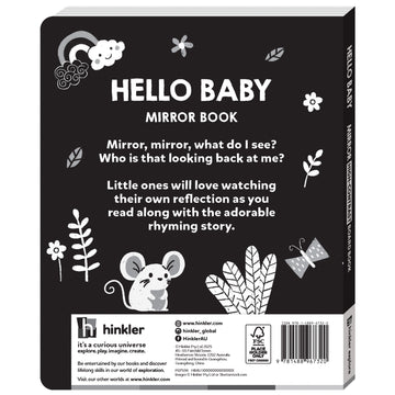 High Contrast Board Book Mirror: Hello Baby!