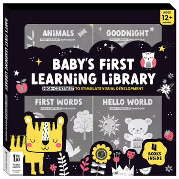 High Contrast Board Books Baby's First Learning Library