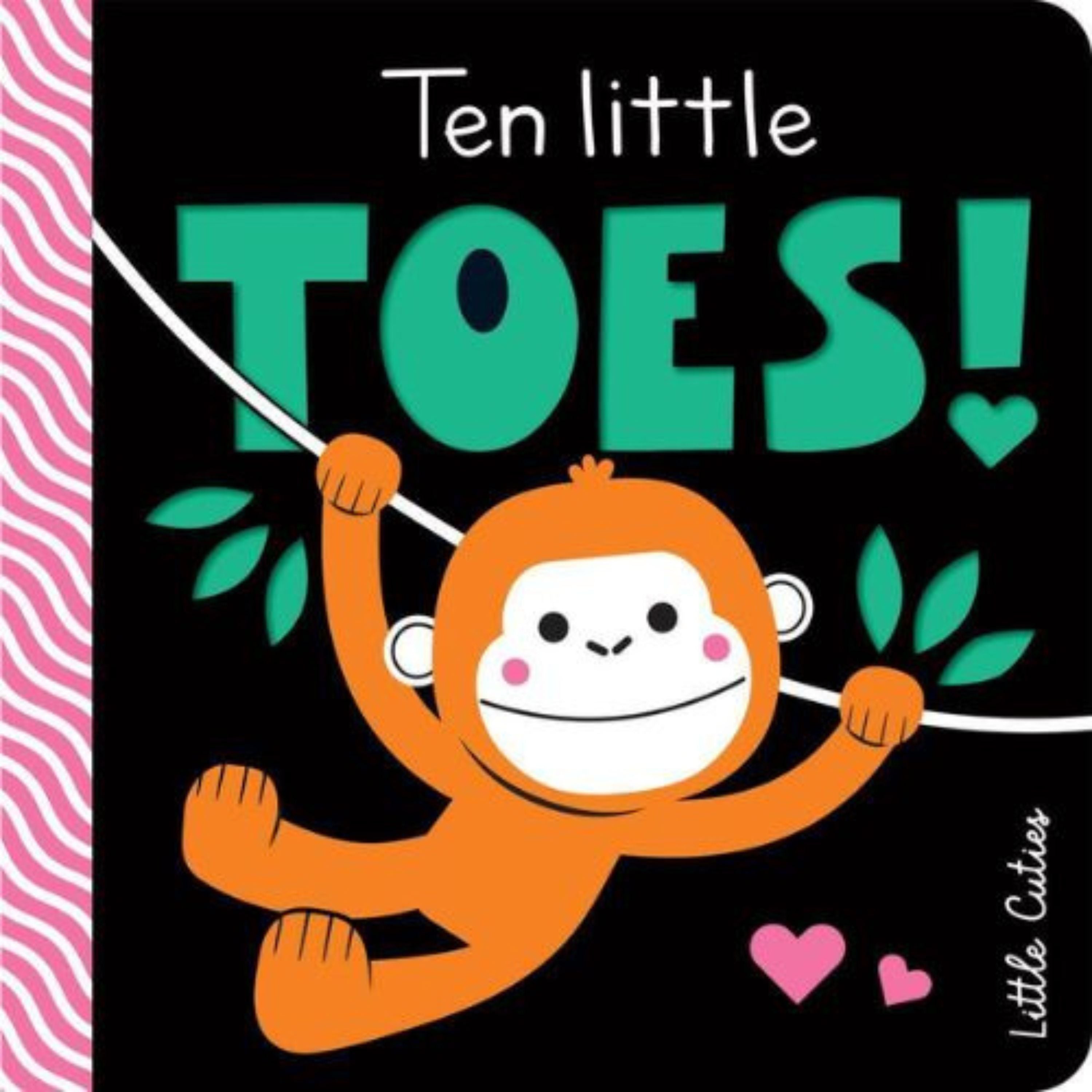 Toes Book High Contrast Board Books Ten Little Toes!