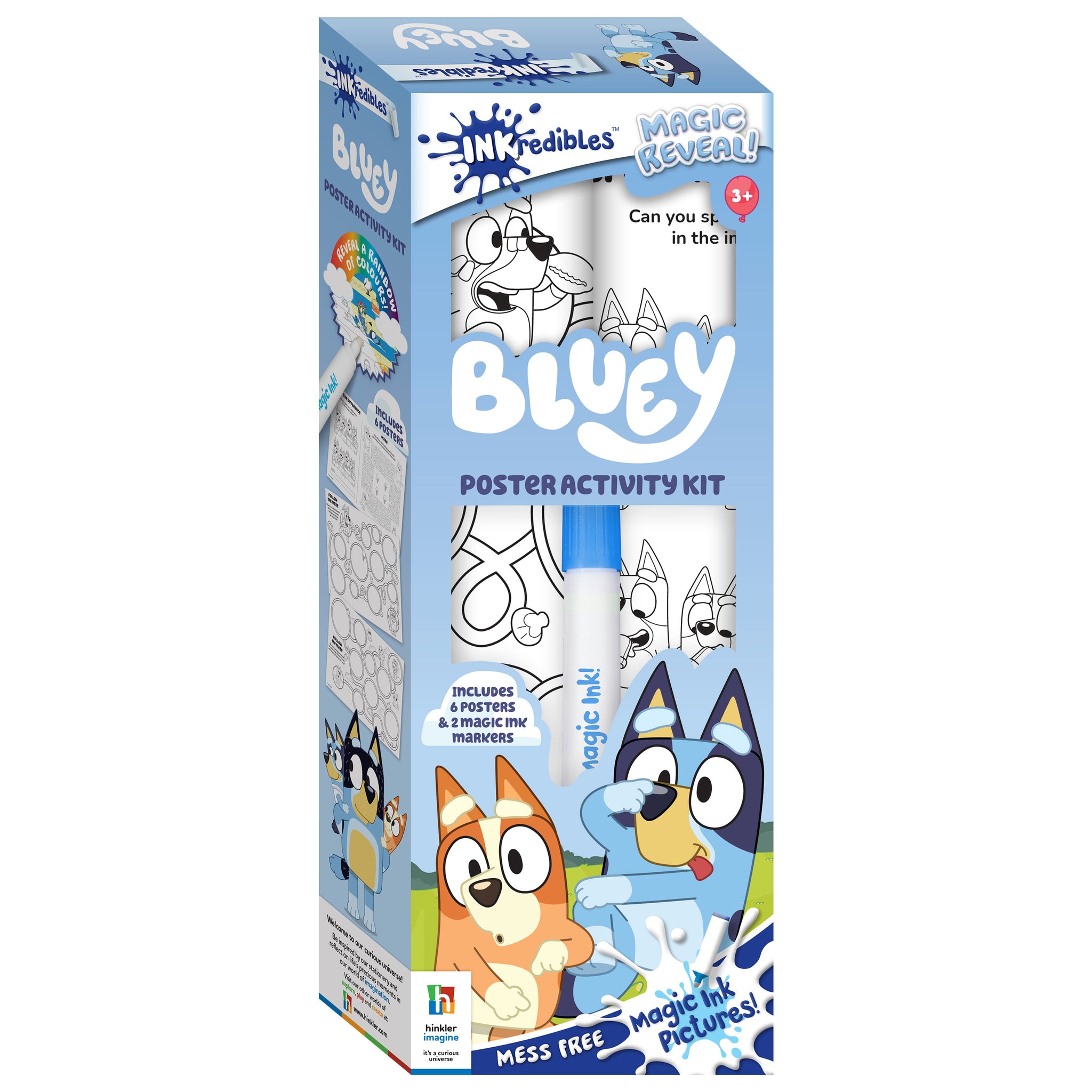 Inkredibles Bluey Poster Activity Kit