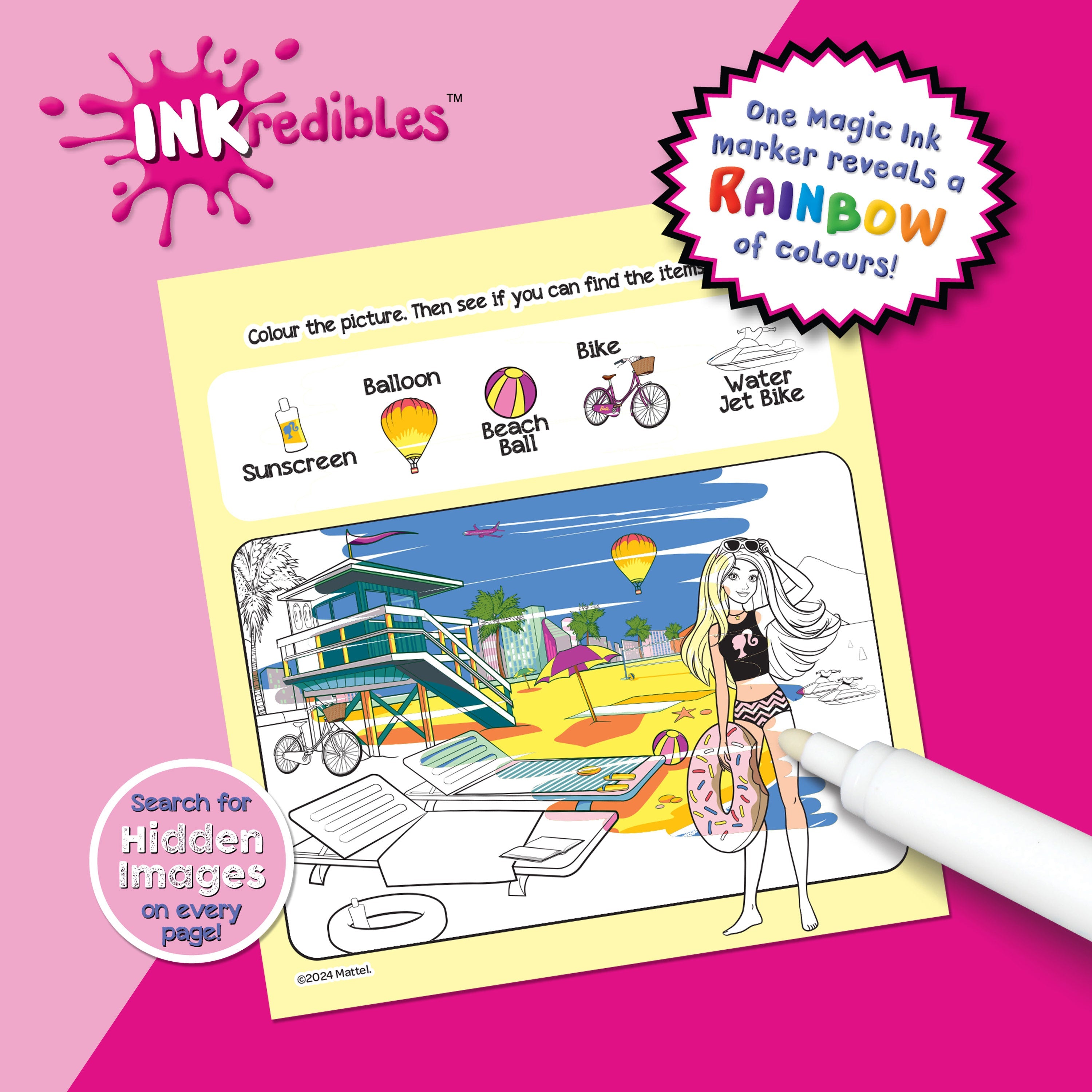 Inkredibles Barbie Magic Ink Pictures