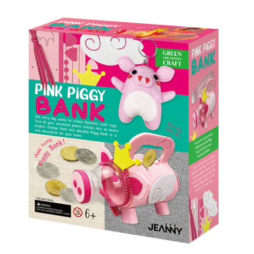 Jeanny Craft Pink Piggy Bank