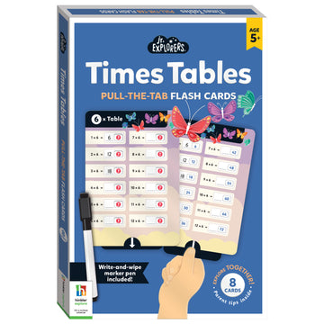 Junior Explorers Times Tables Pull-the-Tab Flash Cards