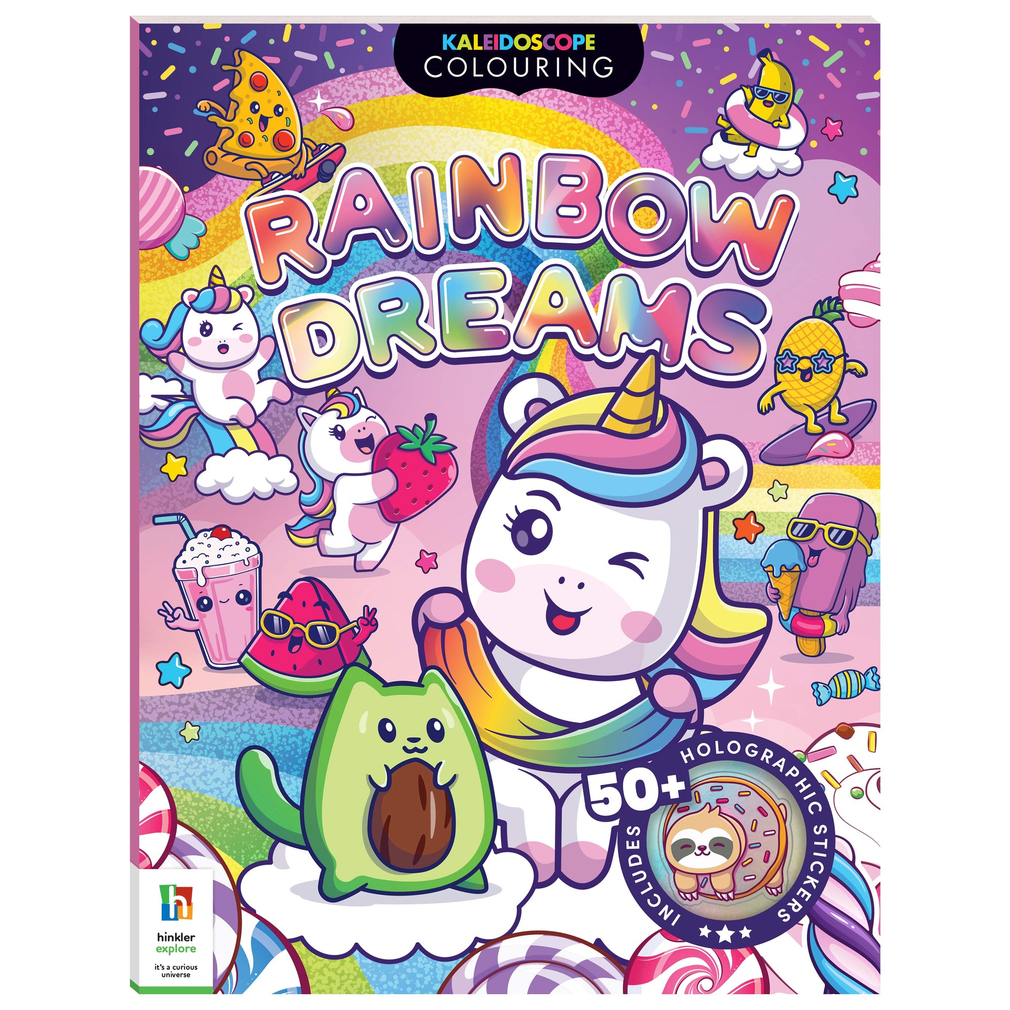 Kaleidoscope Sticker Colouring Rainbow Magic