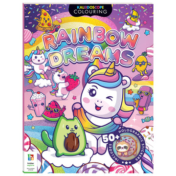 Kaleidoscope Sticker Colouring Rainbow Magic