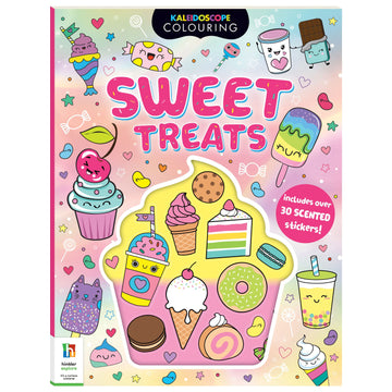 Kaleidoscope Coloring Scented Stickers Sweet Treats