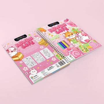 Kaleidoscope Colouring Kawaii Cafe