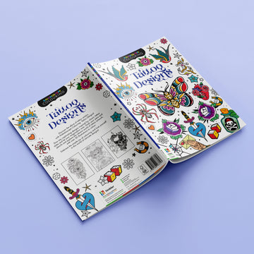 Kaleidoscope Colouring Tattoo Designs