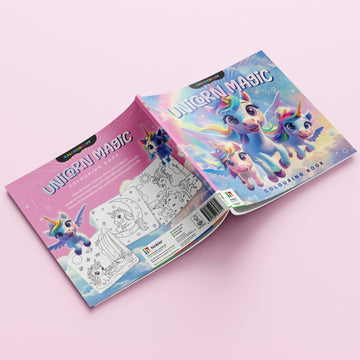 Kaleidoscope Colouring Unicorn Magic