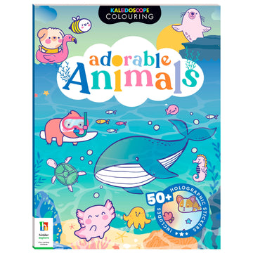 Kaleidoscope Sticker Colouring: Adorable Animals