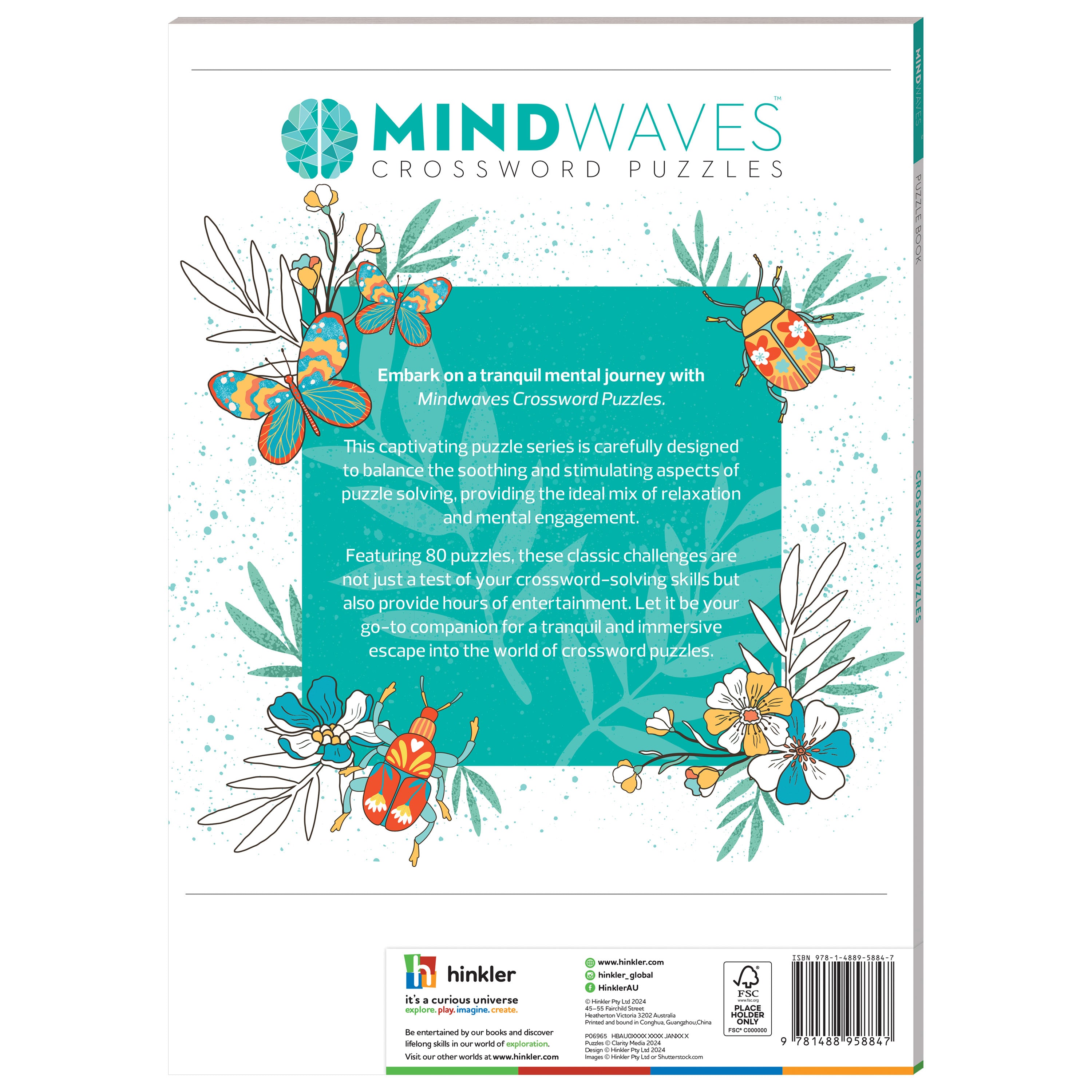 Mindwaves Puzzle Book Crosswords