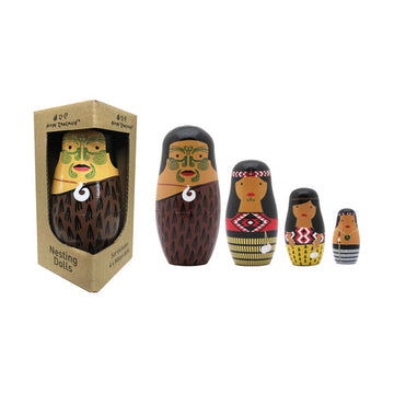 NZ Nesting Doll Maori Whanau