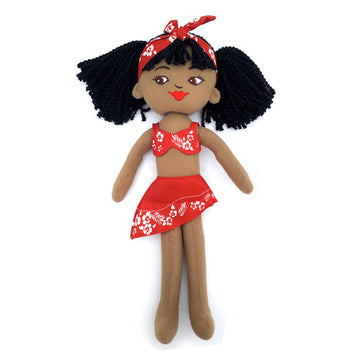 NZ Soft Doll Pacifika Girl 38cm