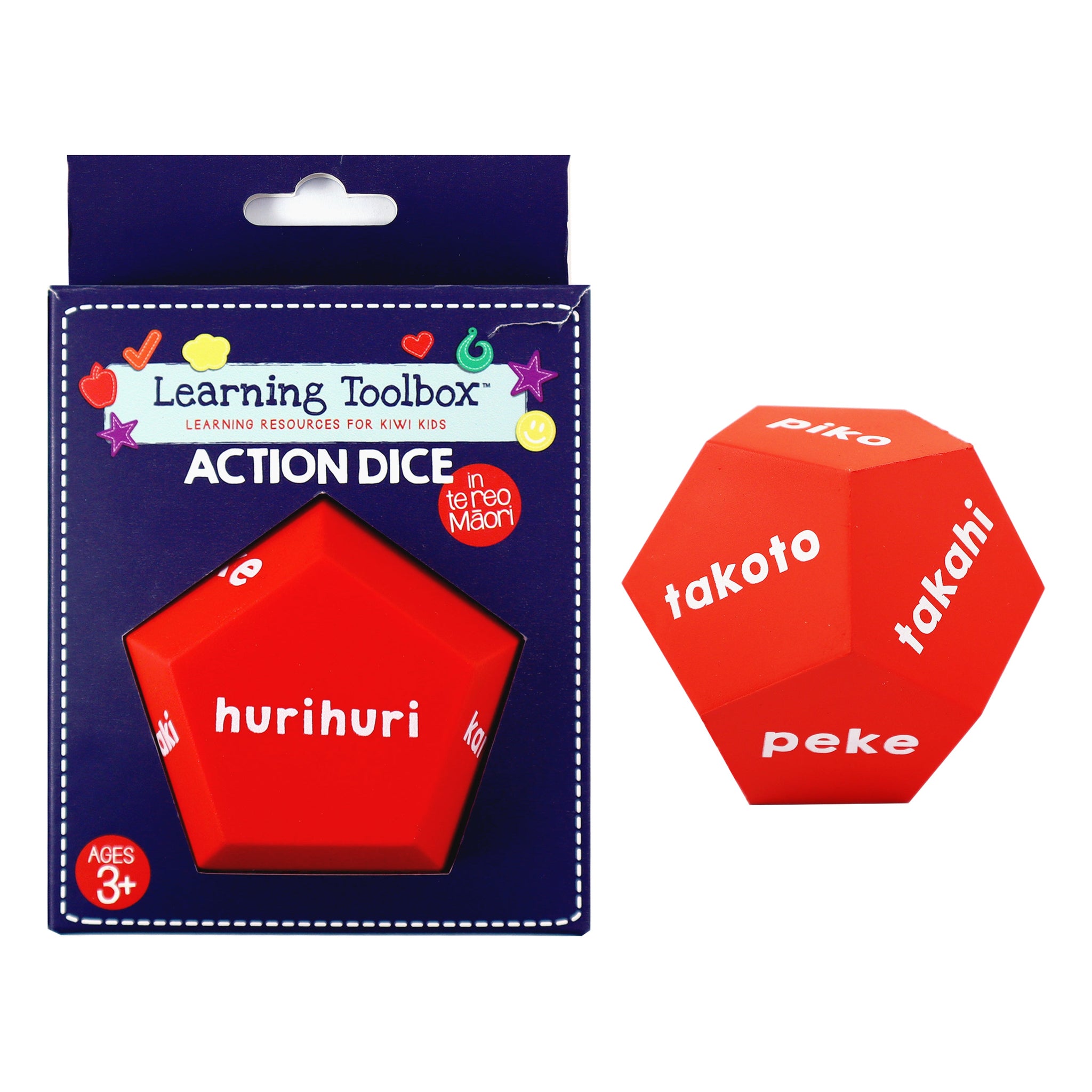 NZ Te Reo Maori Dice 12 Sides