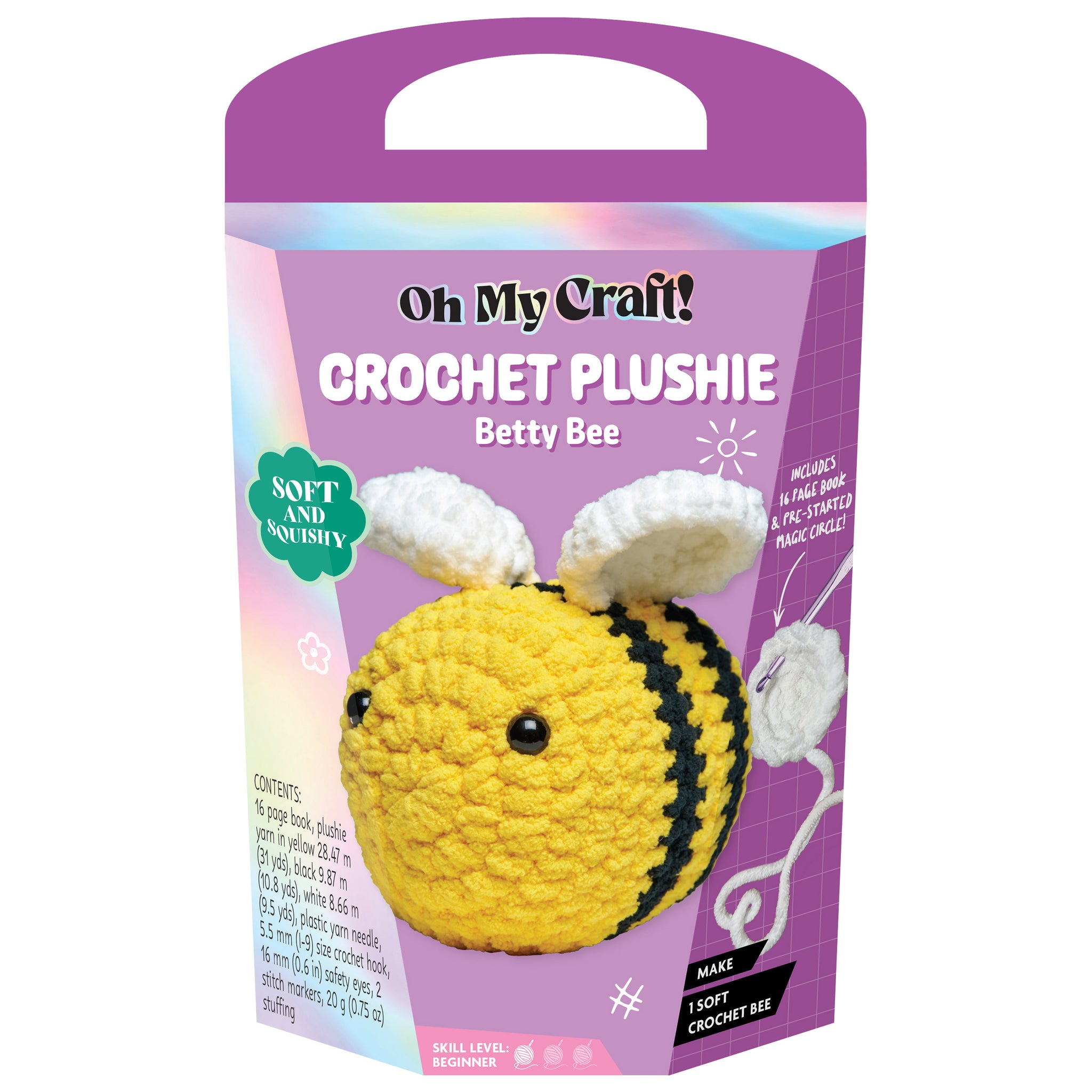 Oh My Craft  Crochet Plushie Betty Bee