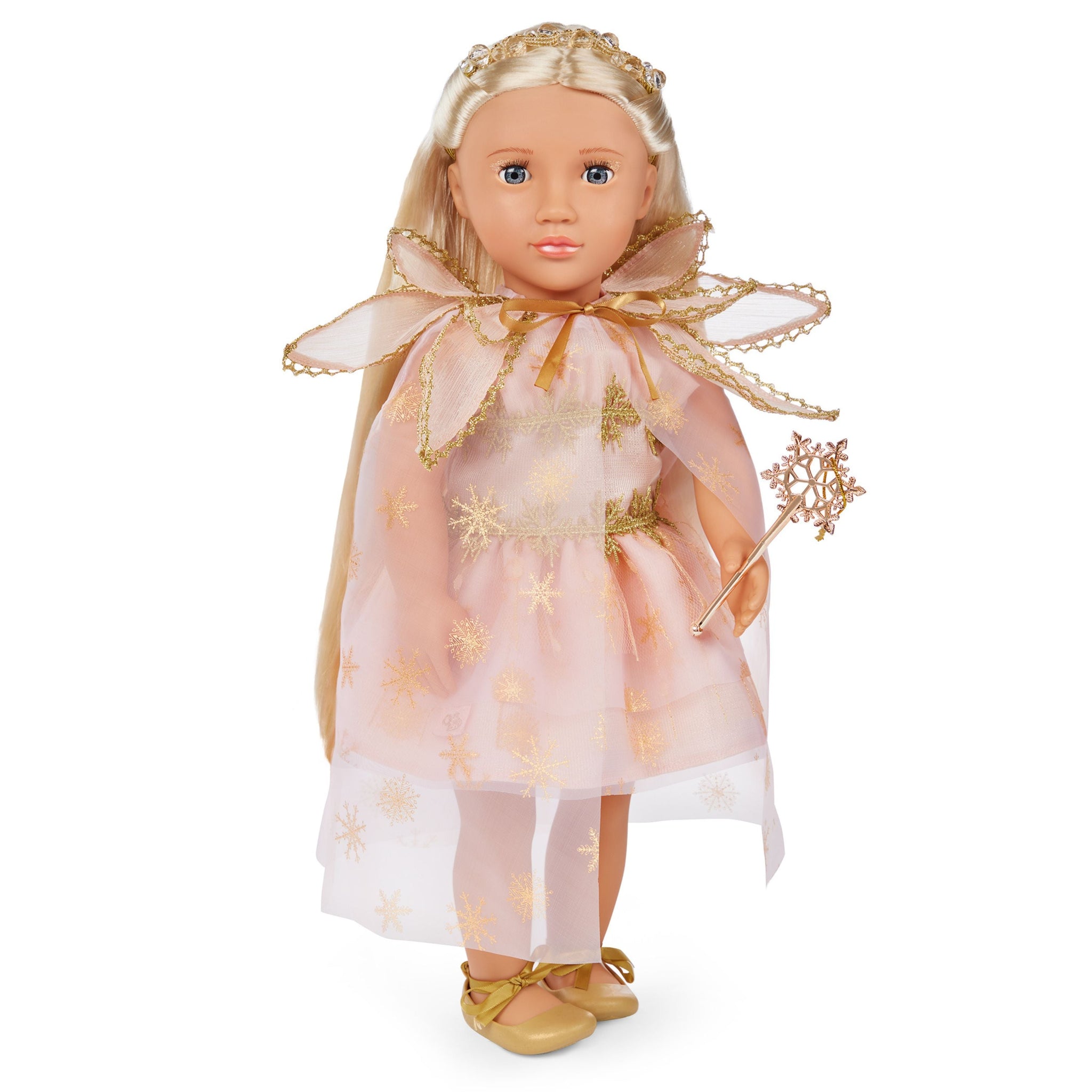 Our Generation 18" Special Event Doll - Christmas Pink Fairy - Crystal