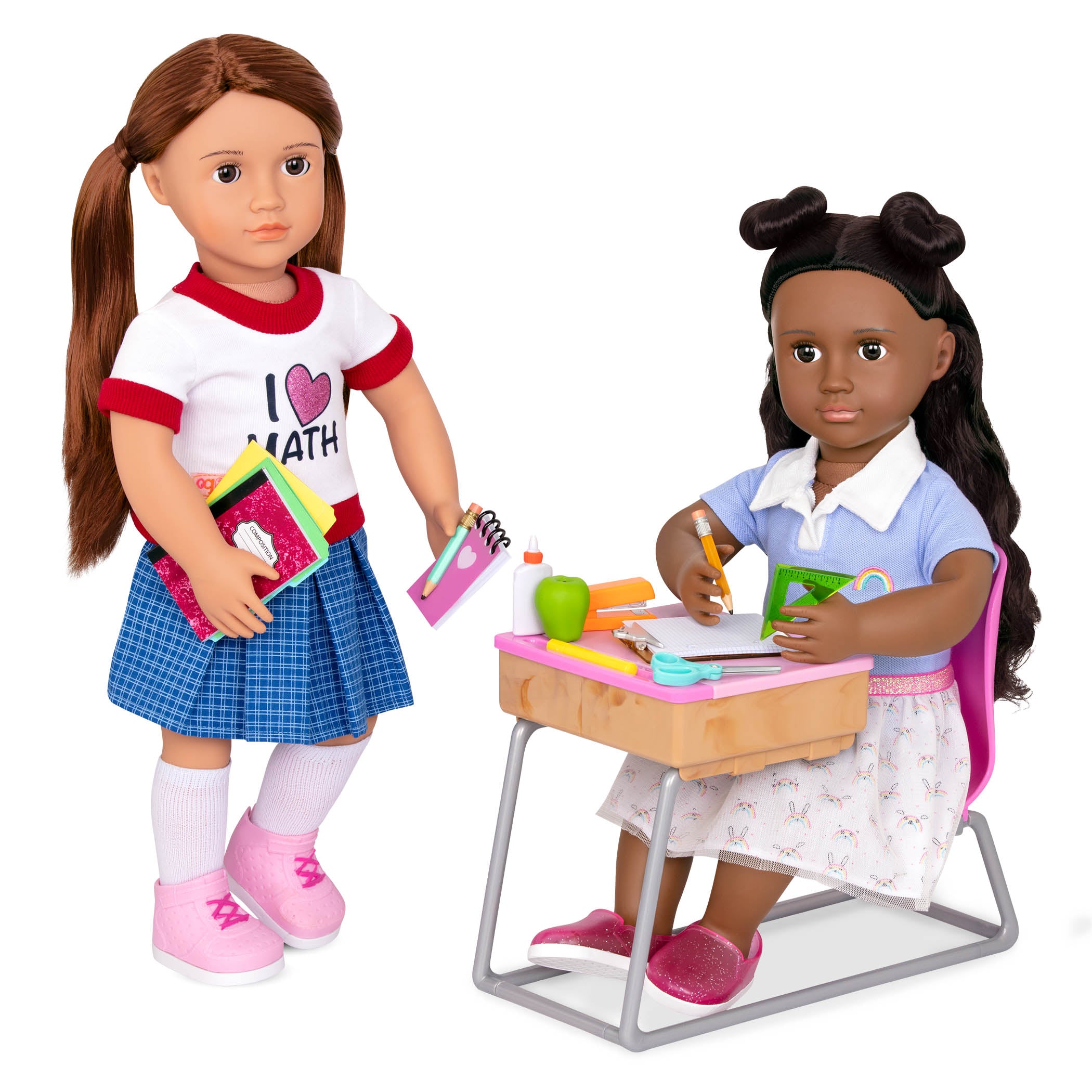 Our Generation Accessory Playset - Flying Colours Student Desk Set