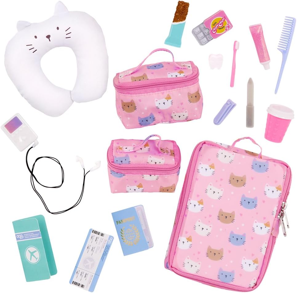 Gen Accessory Our Generation Accessory Travel Set - Purrfectly Packed