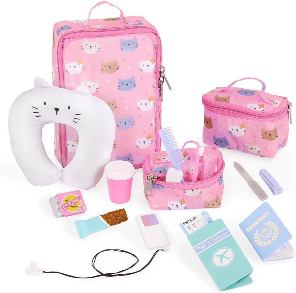 Gen Accessory Our Generation Accessory Travel Set - Purrfectly Packed